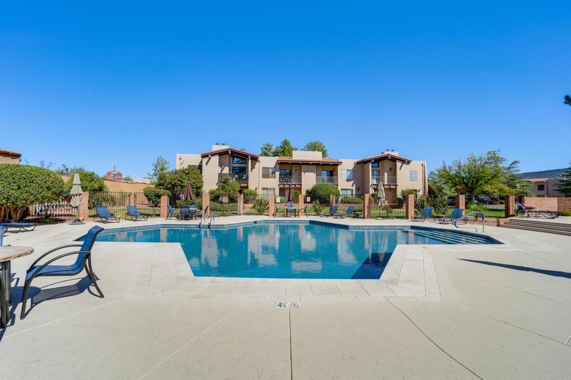 Sedona Condo Mtn Views, Balcony And Hot Tub Access エクステリア 写真